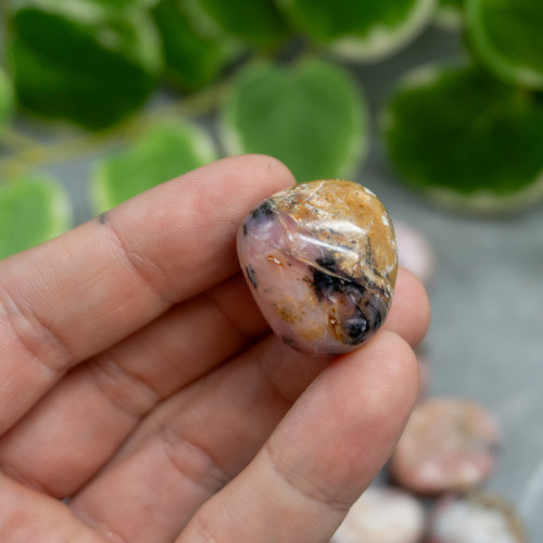 A+ Pink Opal Tumbled