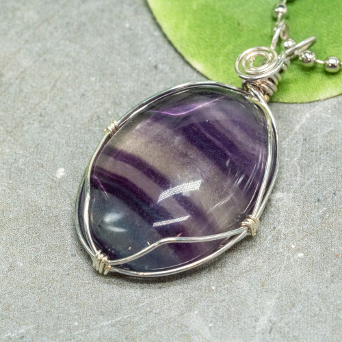 Rainbow Fluorite Necklace #1