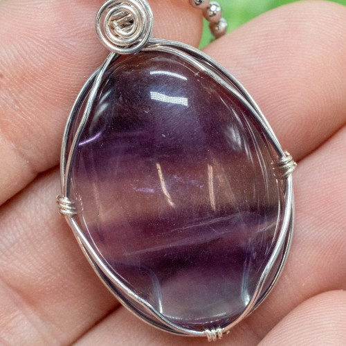 Rainbow Fluorite Necklace #1