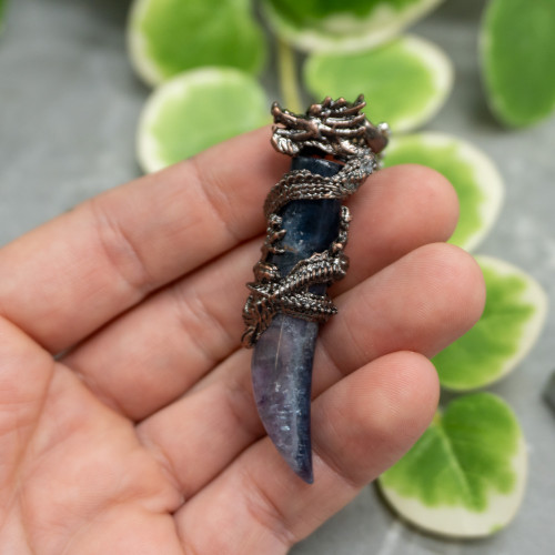 Fluorite Dragon Necklace #5