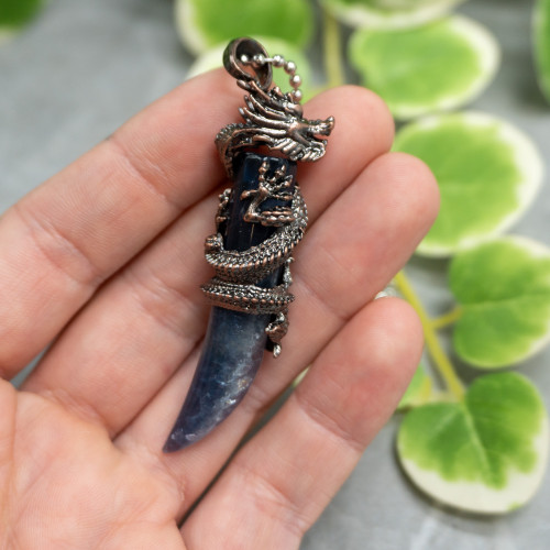 Fluorite Dragon Necklace #5