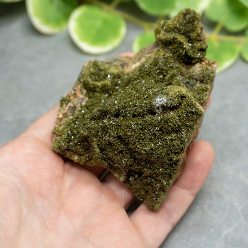 Druzy Raw Epidote #8