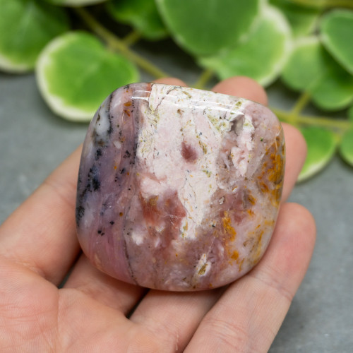 Polished Strawberry Opal #4