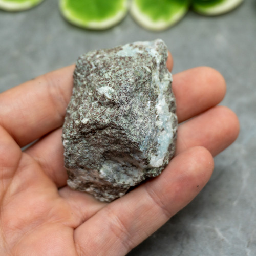 Half Polished Larimar #6