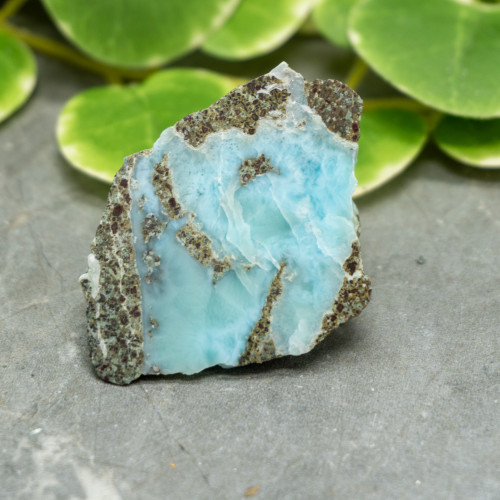 Half Polished Larimar #5