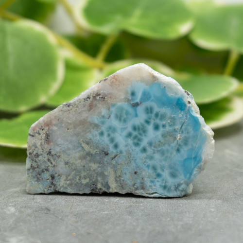 Half Polished Larimar #4