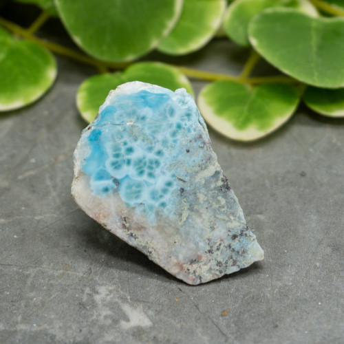 Half Polished Larimar #4