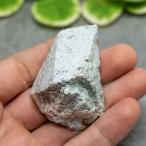 Half Polished Larimar #4