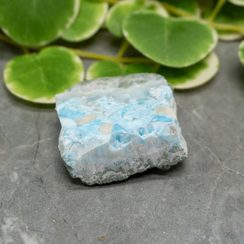 Half Polished Larimar #3