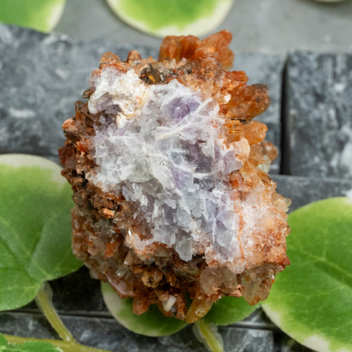 Creedite with Purple Fluorite #1