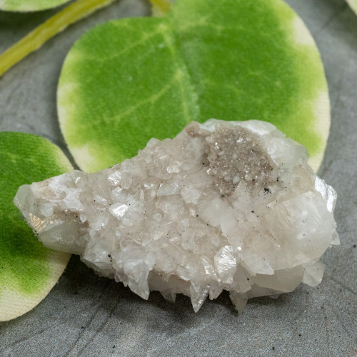 Dogtooth Calcite with Purple Fluorite and Hematite #1