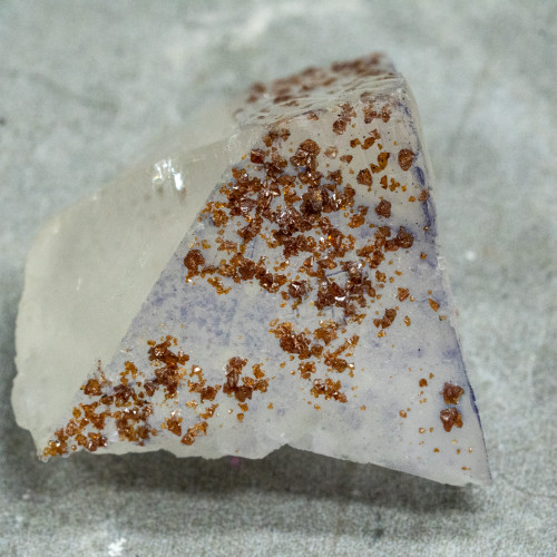 Spessartine Garnet on Fluorite #1
