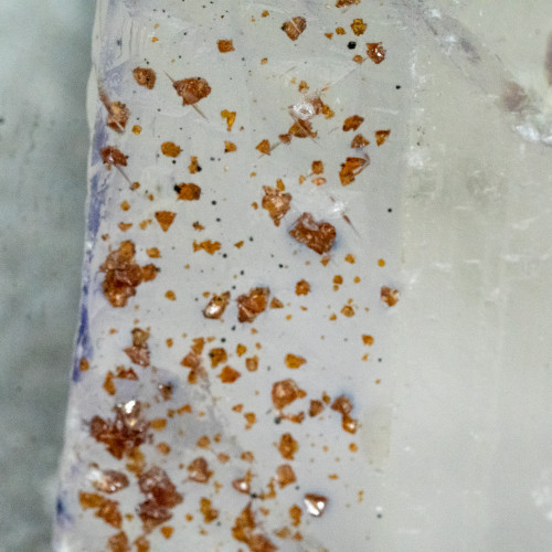 Spessartine Garnet on Fluorite #1