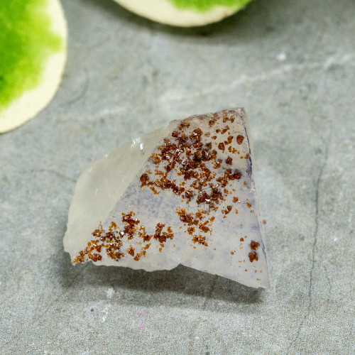 Spessartine Garnet on Fluorite #1