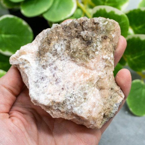 Purple Fluorite on Orange Calcite #2