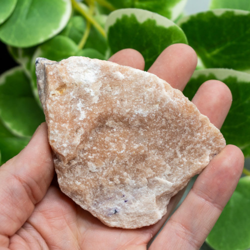 Purple Fluorite on Orange Calcite #1