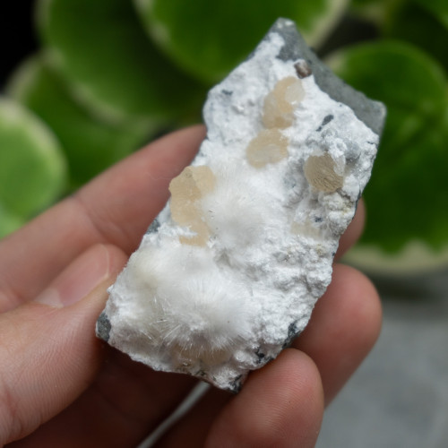 Okenite with Stilbite #2