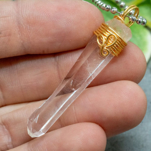 Lemurian Quartz Necklace Random