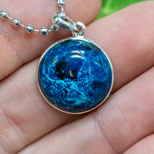 Shattuckite and Chrysocolla Necklace #3