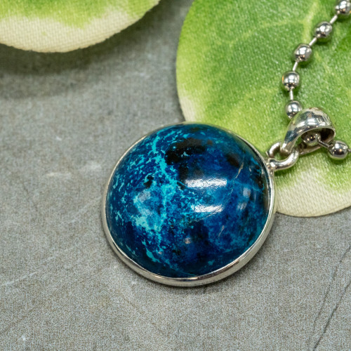 Shattuckite and Chrysocolla Necklace #3