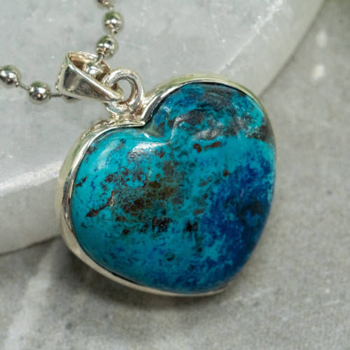 Shattuckite and Chrysocolla Necklace #2