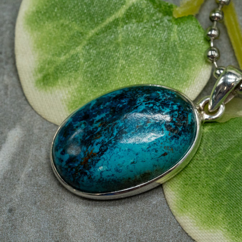 Shattuckite and Chrysocolla Necklace #1
