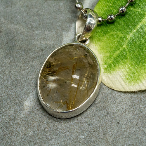 Rutile in Quartz Necklace #1