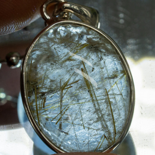 Rutile in Quartz Necklace #1