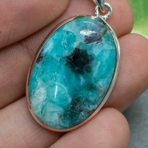 Amazonite with Black Tourmaline Necklace #2