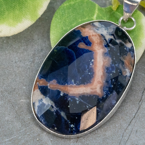 Facetted Sunset Sodalite Necklace #1
