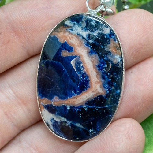 Facetted Sunset Sodalite Necklace #1