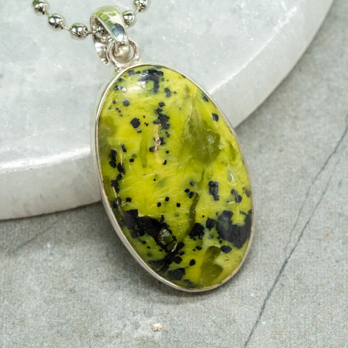 Lizardite Necklace #1