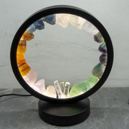 Multi Crystal Portal Lamp