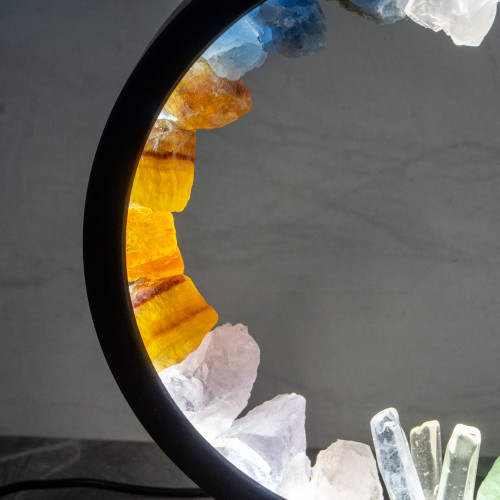 Multi Crystal Portal Lamp