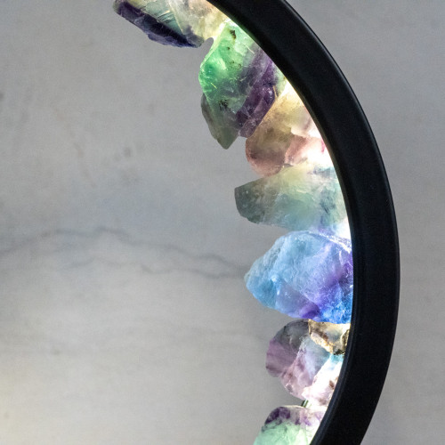 Rainbow Fluorite Portal Lamp