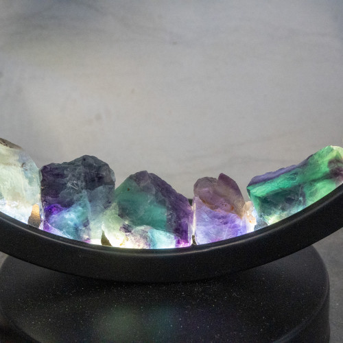 Rainbow Fluorite Portal Lamp