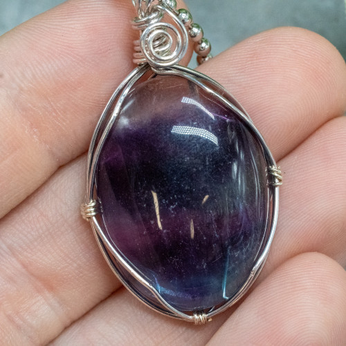 Rainbow Fluorite Necklace #4
