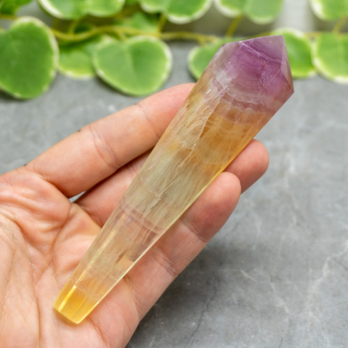 Rainbow Fluorite Mounted Point #4