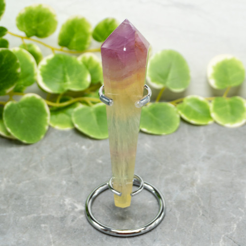 Rainbow Fluorite Mounted Point #4