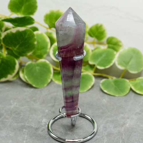 Rainbow Fluorite Mounted Point #3