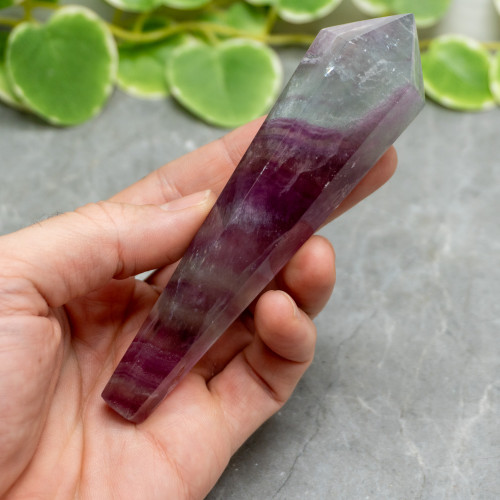 Rainbow Fluorite Mounted Point #3