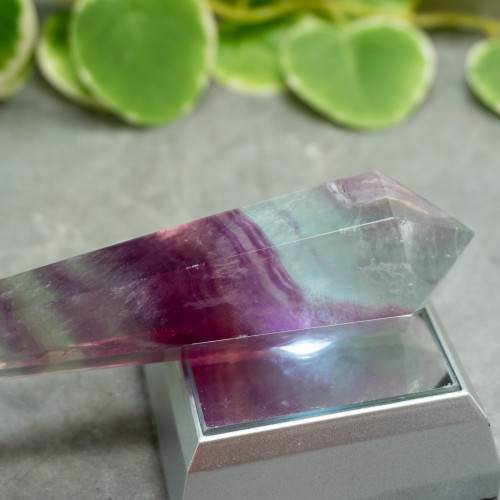Rainbow Fluorite Mounted Point #3