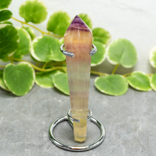 Rainbow Fluorite Mounted Point #2