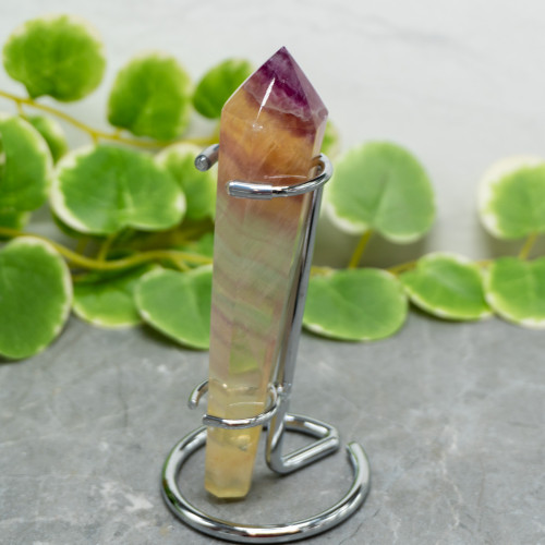 Rainbow Fluorite Mounted Point #2