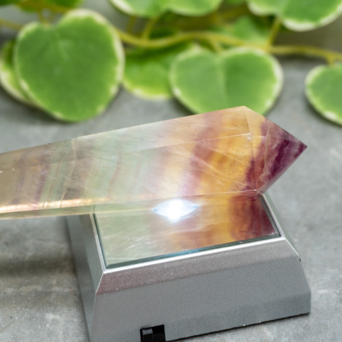 Rainbow Fluorite Mounted Point #2
