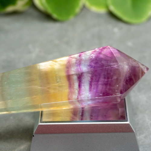 Rainbow Fluorite Mounted Point #1