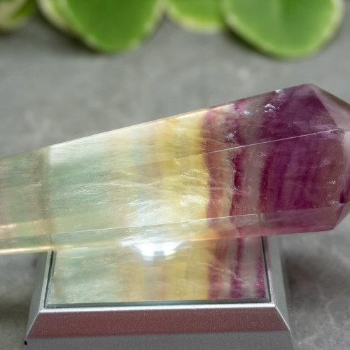 Rainbow Fluorite Mounted Point #1
