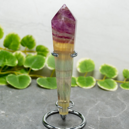 Rainbow Fluorite Mounted Point #1