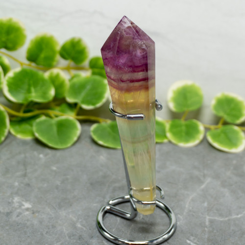 Rainbow Fluorite Mounted Point #1