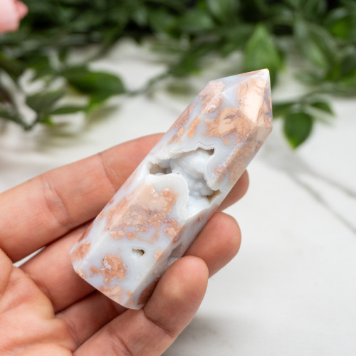 Cotton Candy Agate Tower #2